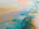 Pastel Sunset Landscape Canvas Print Mountain Wall Art, Serene Home Decor, Nature Painting, Bedroom Artwork, Minimalist Wall Decor