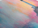 Lighthouse Sunset Canvas Print Nautical Wall Art, Vibrant Coastal Painting, Pink and Blue Seascape, Bedroom Decor