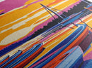Docked Boats, Lake Sunset, Vibrant Wall Art, Nautical Decor, Canvas Print, Living Room Accent, Modern Boho Art, Gift Idea