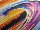 Ocean Wave, Sunset Surf, Coastal Art, Canvas Print, Beach House Decor, Living Room Wall Art, Vibrant Seascape, Nautical Theme