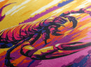 Scorpion Fantasy Art, Surreal Ocean Scene, Bold Desert Creature Print, Dramatic Wall Decor, Framed Canvas Print, Unique Office Artwork
