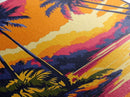 Palm Trees, Tropical Sunset Art, Framed Canvas Print, Vibrant Beach Decor, Island Landscape, Coastal Wall Art, Living Room Decor