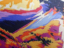 Mountain Valley, Serene Landscape Art, Wilderness Wall Decor, Framed Canvas Print, Tranquil Nature Painting, Large Wall Art, Gift Idea