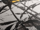 Abstract Leaves, Black and White Art, Botanical Wall Art, Nature Painting, Modern Home Decor, Minimalist Style, Canvas Print