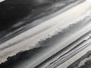 Stormy Mountains, Black and White Art, Monochrome Landscape, Modern Wall Decor, Framed Canvas Print, Nature Inspired, Minimalist Home Art
