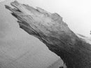Desert Rock Tower, Surreal Landscape, Modern Nature Art, Canvas Print, Black and White Office Decor, Minimalist Style Piece, Bedroom Wall Art
