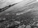 Pebble Beach, Tranquil Coastline, Coastal Stones, Sunrise Shore, Canvas Print, Bathroom Wall Art, Ocean Photography, Beach House Decor