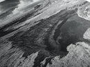 Desert Crater Scene, Surreal Landscape Art, Earth Tone Vibe, Minimalist Nature, Framed Canvas Print, Office Wall Decor, Modern Western Style