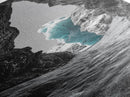 Ice Cave, Blue Glacier, Arctic Escape, Frozen Wonder, Framed Canvas Print, Winter Wall Art, Nature Lover Gift, Bedroom Photography Art