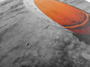 Orange Buoy Water, Minimal Marine Still Life, Nautical Photography, Ocean Vibe, Canvas Print, Bathroom Wall Art, Coastal Industrial Decor