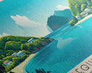 Bequia Island, Saint Vincent and the Grenadines Panoramic Print, Vacation Gift, Saint Vincent and the Grenadines Wall Art, Vacation Wall Art, Vacatation Memories, Beach Decor, Beach Or Lakehouse Art