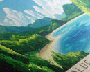 Blue Lagoon, Malasyia Panoramic Print, Vacation Gift, Malasyia Wall Art, Vacation Wall Art, Vacatation Memories, Beach Decor, Beach Or Lakehouse Art