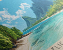 Flic en Flac, Mauritius Panoramic Print, Vacation Gift, Mauritius Wall Art, Vacation Wall Art, Vacatation Memories, Beach Decor, Beach Or Lakehouse Art