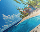 Island of San Andres, Colombia Panoramic Print, Vacation Gift, Colombia Wall Art, Vacation Wall Art, Vacatation Memories, Beach Decor, Beach Or Lakehouse Art