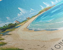 Long Island, Bahamas Panoramic Beach Print, Vacation Gift, Bahamas Wall Art, Beach Painting, Beach Decor, Beach Painting