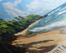 Punta Uva Beach, Costa Rica Panoramic Print, Vacation Gift, Costa Rica Wall Art, Beach Painting, Beach Decor, Beach Or Lakehouse Art