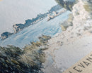 Levant Island, France Watercolor Beach Print, Vacation Gift, France Wall Art, Beach Painting, Beach Decor, Beach Painting
