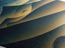Desert Sunset Mirage Diamond Shaped Sand Dunes Horizon Canvas Textured Print Landscape Art Office Tranquil Western Southwest Decor