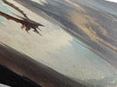 Firewing Highlands – Diamond Shaped Fantasy Dragon Landscape Canvas Art Print with epic flying creatures, medieval scenery, and vivid detail
