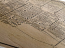 West Valley City Diamond Shaped City Map, Custom Diamond Shaped Wall Art, City Map Canvas