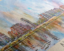 Almere Netherlands Wall Art, Panoramic Travel Poster, Panoramic Framed Canvas Print, City Wall Art, Wall Hanging Home Decor, Travel Art