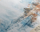 Heraklion Greece Panoramic Travel Poster, Framed Canvas Print or Metal Wall Art, Travel Art, Home Decor, Panoramic Painting, Midcentury Art