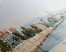 Zadar Croatia Travel Print Wall Art, Panoramic City Art, Travel Art, Wall Decor, Vacation Gift, Framed Canvas Print Or Metal Art