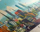 Essen Germany Travel Print Wall Art, Panoramic City Art, Travel Art, Wall Decor, Vacation Gift, Framed Canvas Print Or Metal Art