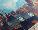 Winterthur Switzerland Travel Art, City Art, Framed Canvas Print or Metal Wall Art, Europe Travel Poster, Panoramic Wall Art, Extra Wide Wall Art