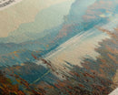 Lake Elmore Vermont Framed Canvas Print, Lake House Decor, Panoramic Wall Art, Travel Poster, Beautiful Lake Painting, Home Art