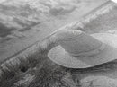Straw Hat, Coastal Landscape Art, Wabi Sabi Art, Beach Wall Art, Rustic Decor, Extra Wide Art, Coastal Cowgirl Art, Canvas Print
