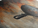 Cast Iron Skillet, rustic art, food review kitchen art, moody art, farmhouse art, extra wide art, framed canvas print, wall decor