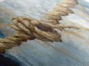 Nautical Rope Art, rustic decor, nautical painting, coastal decor, farmhouse art, wabi sabi art, framed canvas print, moody art