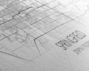 Panoramic Springfield City Map, Missouri Art, Map Print, Minimalist Wall Art, Canvas Art, Housewarming Gift, Street Map Art, Closing Gift