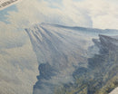 Pacaya Volcano Travel Poster Print, Framed Canvas Print, COUNTRY Travel Art, Wood Framed Art, Wall Hanging, Home Decor