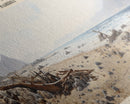 The Skeleton Coast Travel Poster Print, Framed Canvas Print, COUNTRY Travel Art, Wood Framed Art, Wall Hanging, Home Decor