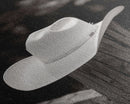Cowboy Hat on a Wooden Fence Post in Rustic Black and White Photography for Western Home Decor, Canvas Prints, Wall Art for Living Room