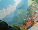 Bukavu, Congo Panoramic Travel Poster Canvas Print, Bukavu, Congo Painting, Congo Art, Bukavu Travel Art, Living Room Painting