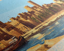 Portoviejo, Ecuador Travel Poster Panoramic Canvas Print, Portoviejo, Ecuador Painting, Ecuador Art, Portoviejo Travel Art, Guest Room Painting