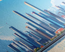 Shenyang, China Panoramic Travel Poster Canvas Print, Shenyang, China Painting, China Art, Shenyang Travel Art, Guest Room Painting