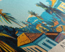 Aracaju, Brazil Panoramic Canvas Print, Aracaju, Brazil Painting, Brazil Art, Aracaju Travel Poster, Travel Art, Living Room Painting