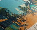 Butembo, Congo Panoramic Canvas Print, Butembo, Congo Painting, Congo Art, Butembo Travel Poster, Travel Art, Guest Room Painting