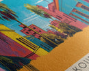 Koudougou, Burkina Faso Panoramic Canvas Print, Koudougou, Burkina Faso Painting, Burkina Faso Art, Koudougou Travel Poster, Travel Art, Living Room Painting