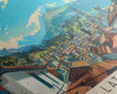 Latacunga, Ecuador Panoramic Canvas Print, Latacunga, Ecuador Painting, Ecuador Art, Latacunga Travel Poster, Travel Art, Housewarming Gift