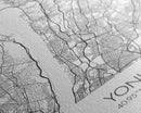 Yonkers Street Map, New York Map, City Map Print, Minimalist Art, Wall Art, Canvas Print, Travel Wall Art, Map Gift, Dorm Room Decor