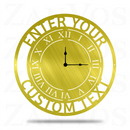 Clock EST Monogram