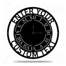 Clock EST Monogram