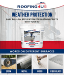 All Purpose Flex Repair 100% Silicone Roof Sealant - 3.5 Gallon
