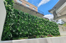 Sample Panel – Snowy White Vertical Garden (Small Sample)