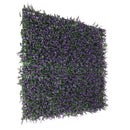 Purple Lavender Boxwood Artificial Vertical Garden Green Wall Panel 40×40in 11 SQ FT – UV Resistant – Commercial Grade